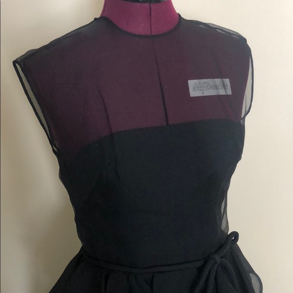 VINTAGE Saks Fifth Avenue Little Black Dress - Picture 2 of 7